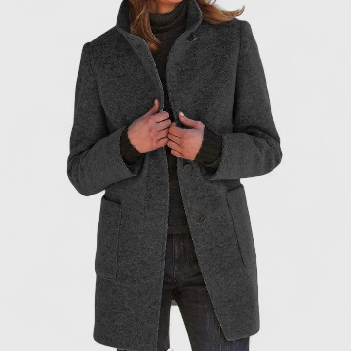 Elena – Manteau classique en laine mélangée