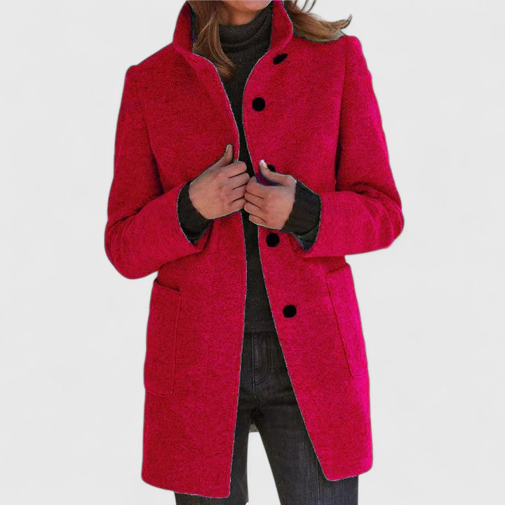 Elena – Manteau classique en laine mélangée