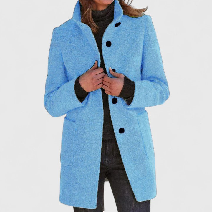 Elena – Manteau classique en laine mélangée