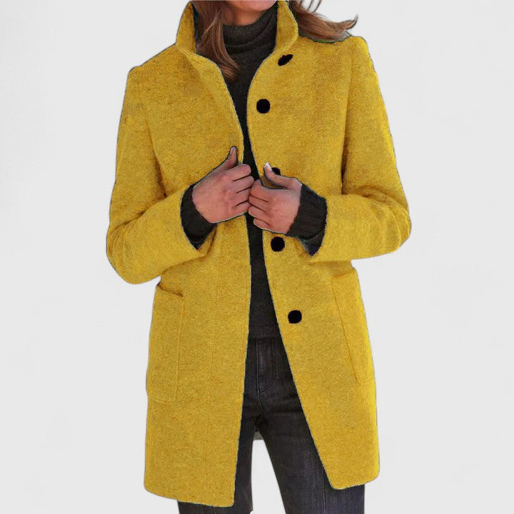 Elena – Manteau classique en laine mélangée