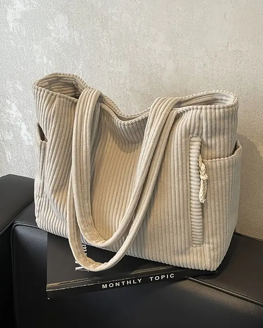 Tilda | Sac à bandoulière nervuré avec cordon