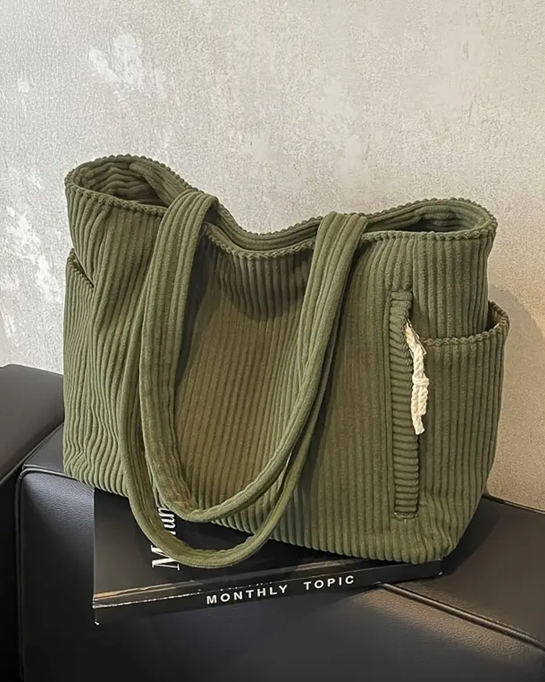 Tilda | Sac à bandoulière nervuré avec cordon
