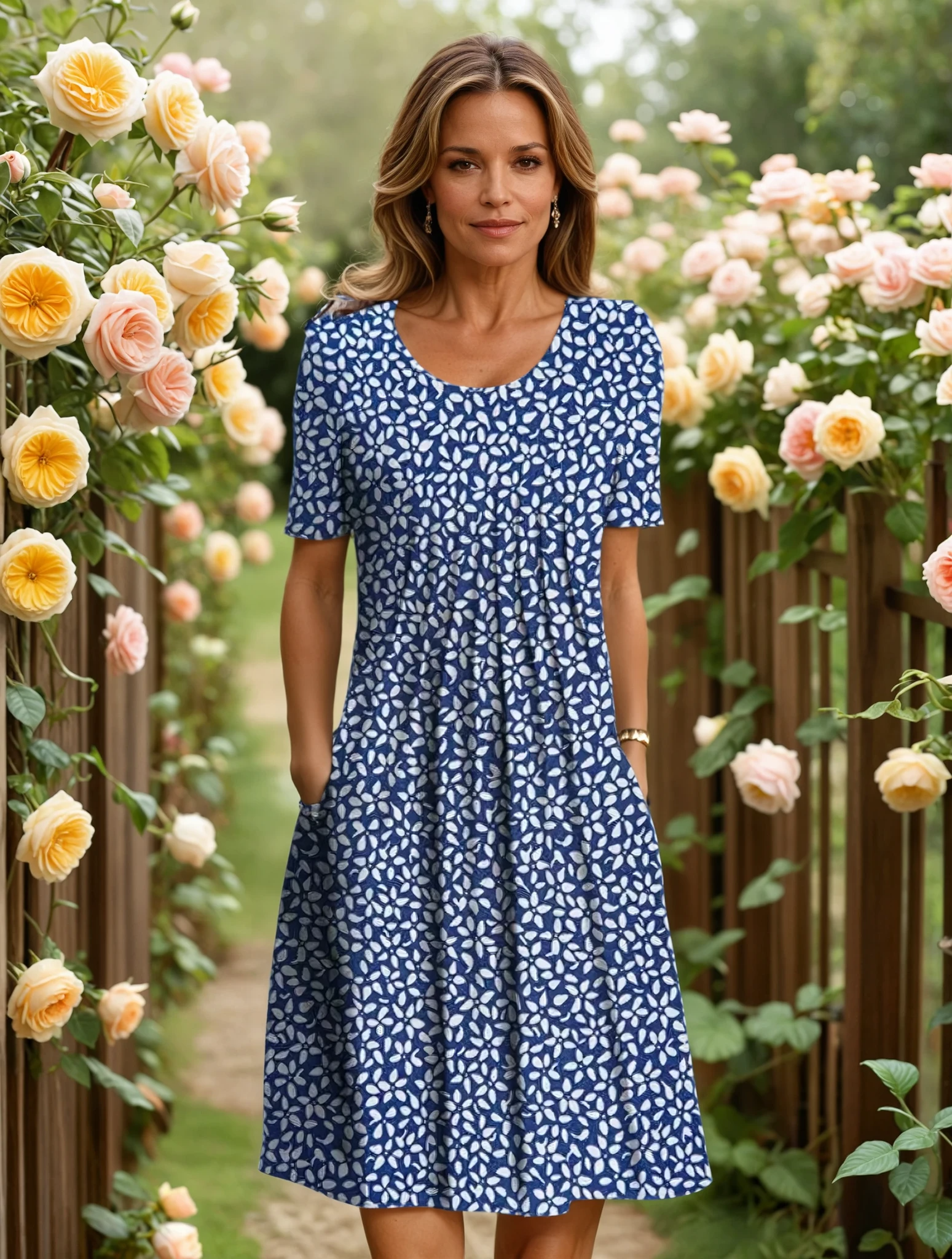 Marcelle | Robe Élégante Couvrant Le Ventre