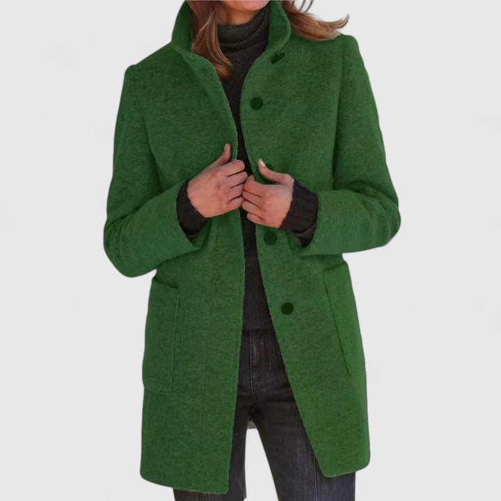 Elena – Manteau classique en laine mélangée