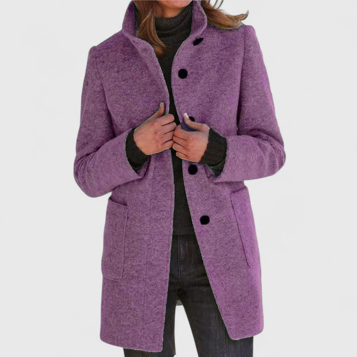 Elena – Manteau classique en laine mélangée