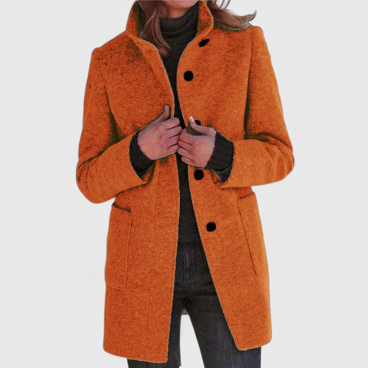 Elena – Manteau classique en laine mélangée